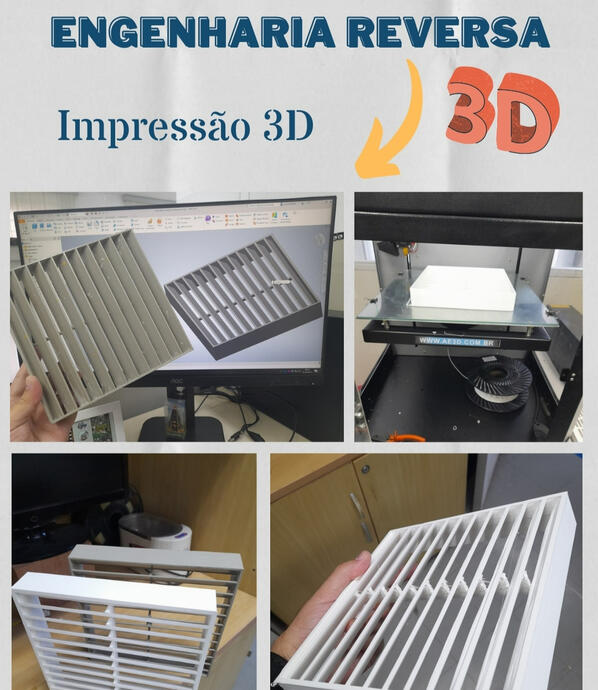 ENGENHARIA REVERSA - IMPRESSÃO 3D