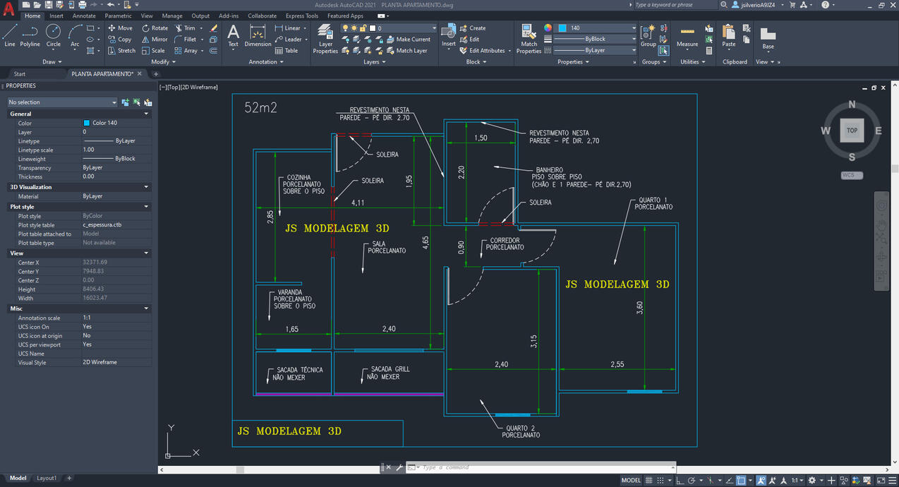 PLANTA BAIXA - AUTOCAD